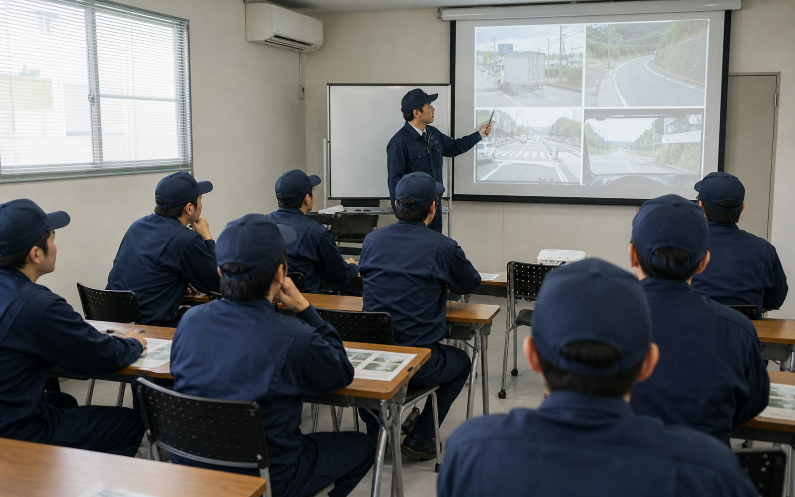 乗務員教育の様子